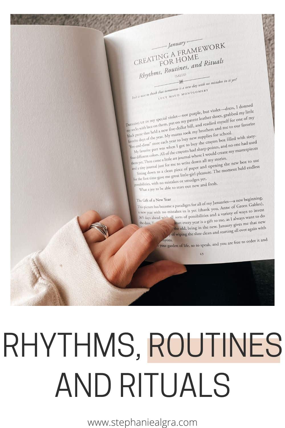 Rhythms Routines And Rituals The Life Giving Home Series Stephanie